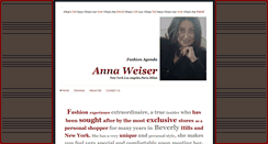 Desktop Screenshot of annaweiser.com